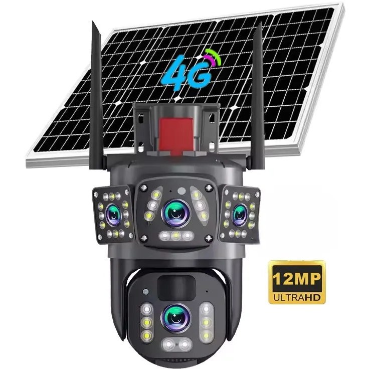 دوربین خورشیدی سیمکارتی 3 لنز SOLAR 4G V380